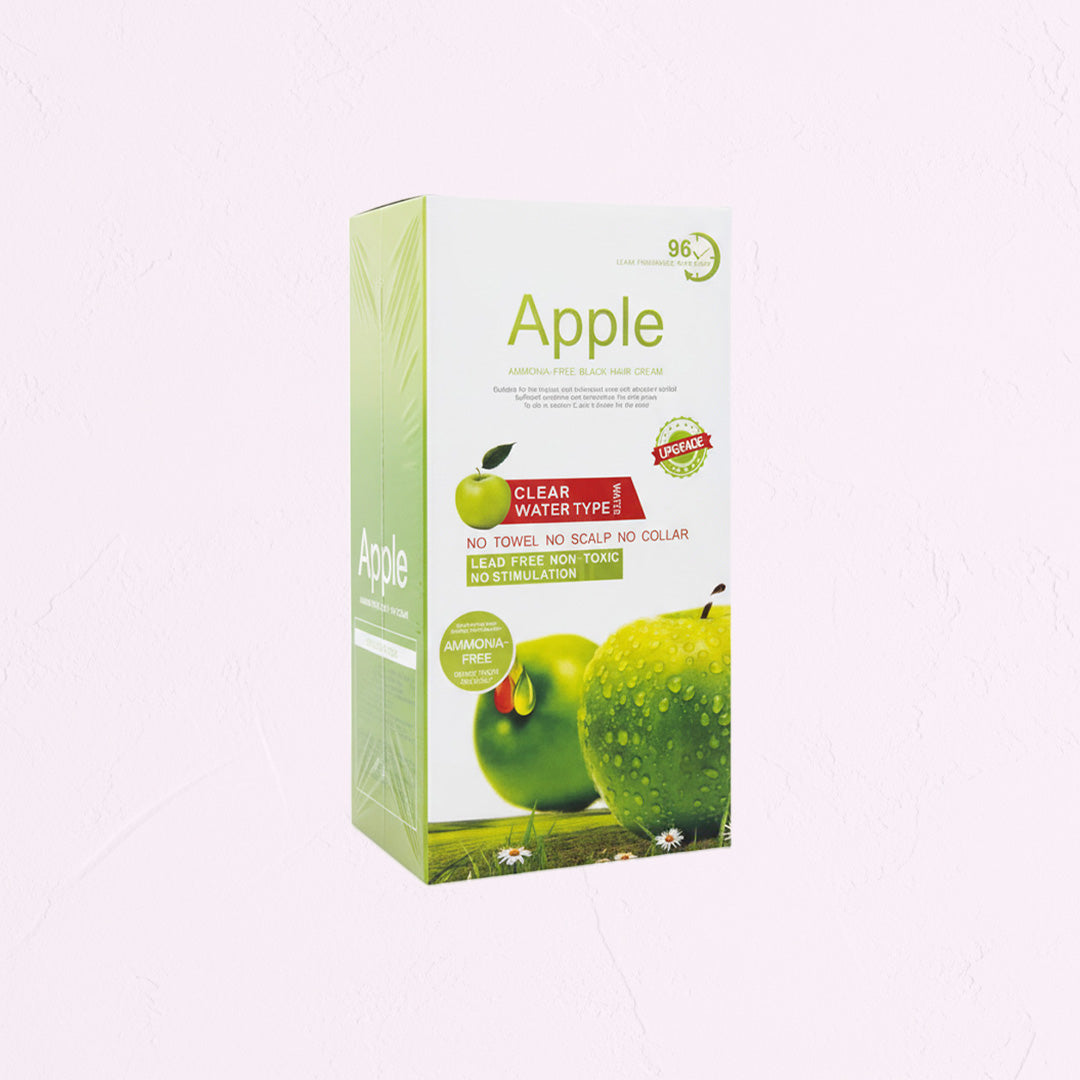 Apple Natural Black Hair Color | Ammonia Free | 500 ML-500ML Pack